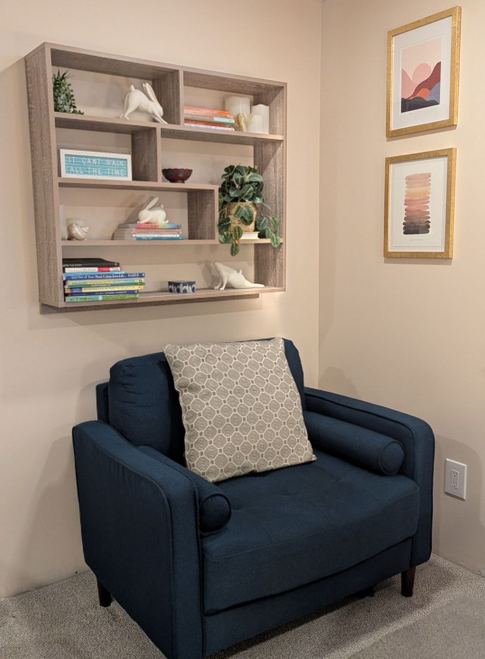 Offering a calm and cozy environment that is private and free of distractions.