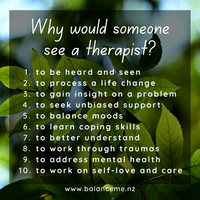 Gallery Photo of Why would someone see a therapist?