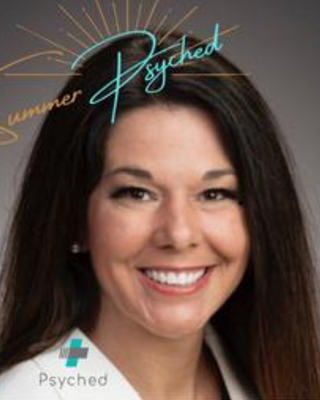 Photo of Summer Lawson - Summer, Psyched, PsychedCbus.com, Psychiatric Nurse Practitioner, MSN BS, MSW BA, LISWd, APRNCNP, PMHNPBC