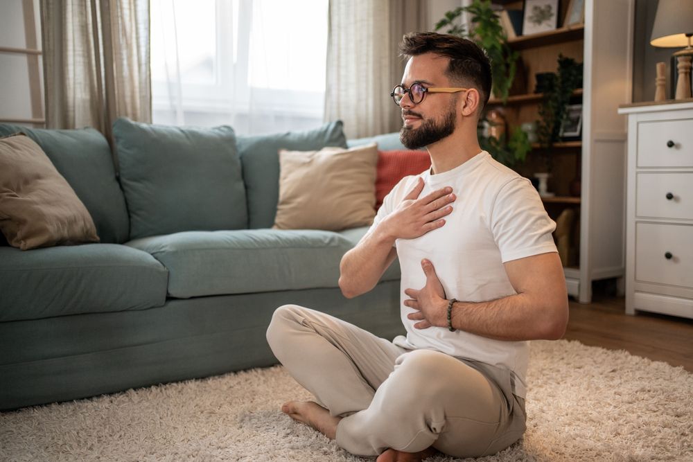Incorporating breathwork with intentional stillness to create space in your mind and body