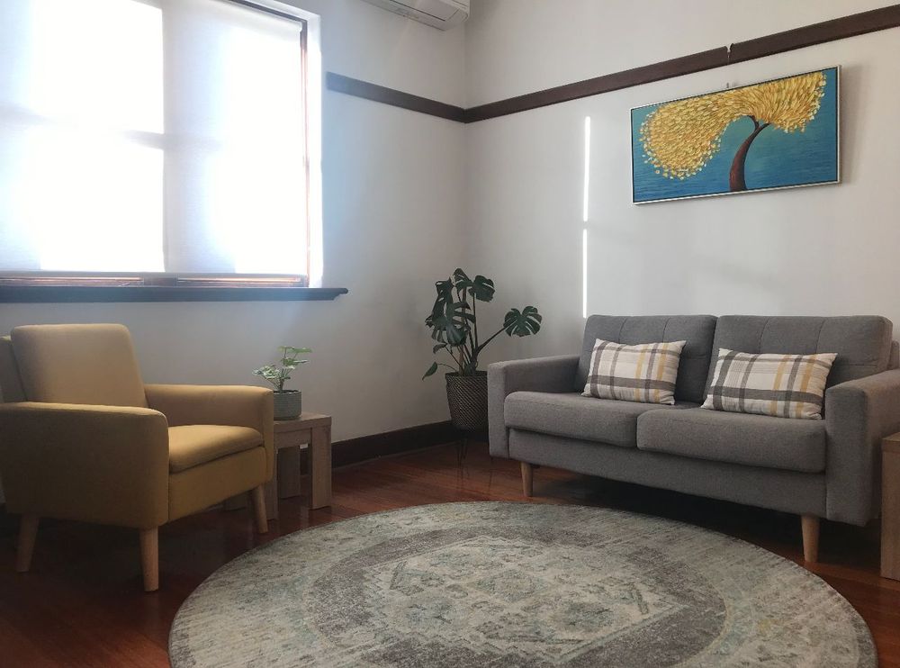 Our warm and welcoming space where you can get comfy and unpack what is going on for you.