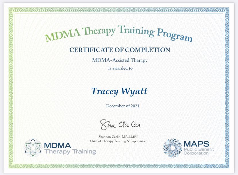 Gallery Photo of MDMA-assisted Therapy Training
Completed Dec 2021