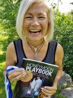 Gallery Photo of Author of the award-winning and bestselling: Honeymoon Playbook. Light a romantic fire in your couple.