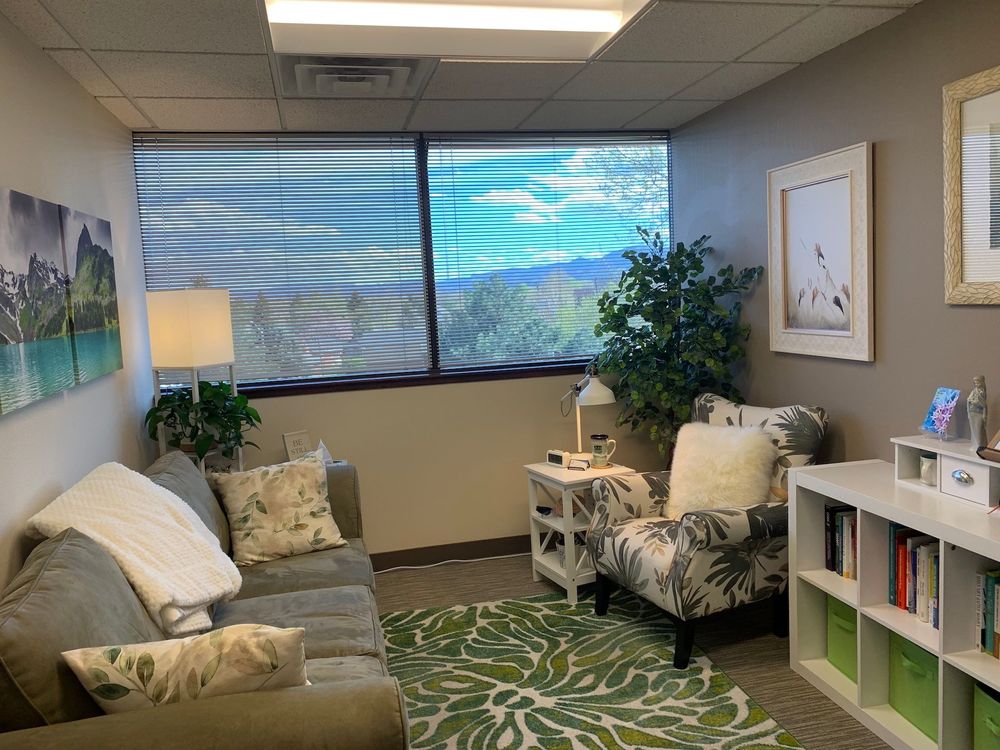 Located inside the Wells Fargo building at the SW corner of W Bowles and Wadsworth. Love to meet you in this space filled with light and life. 
