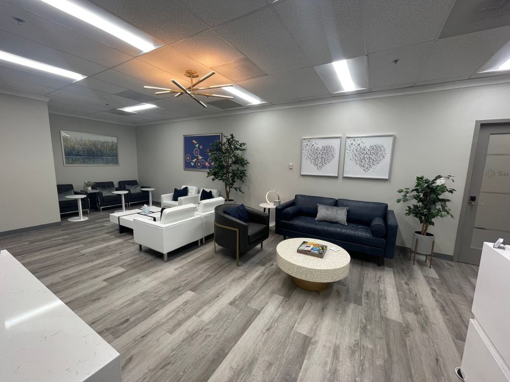 Sageforth Psychological Reception area in Leesburg, VA