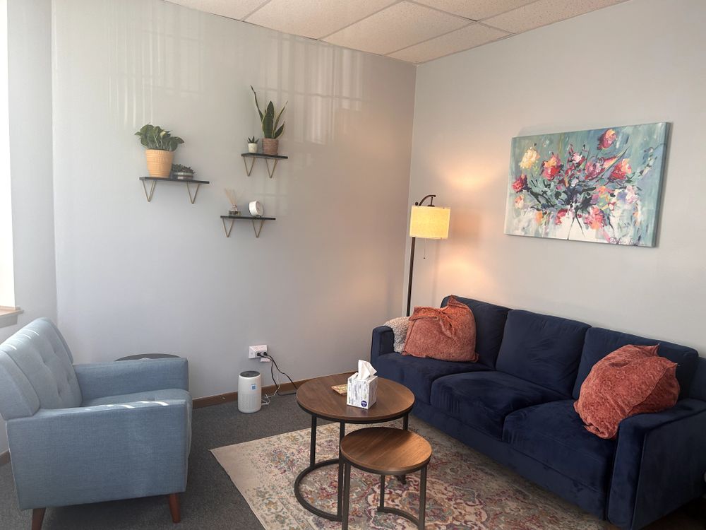 North by Northwest Counseling therapy room