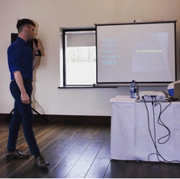 Gallery Photo of Speaking about Cognitive Behavioural Therapy at a wellness event, Summer 2019