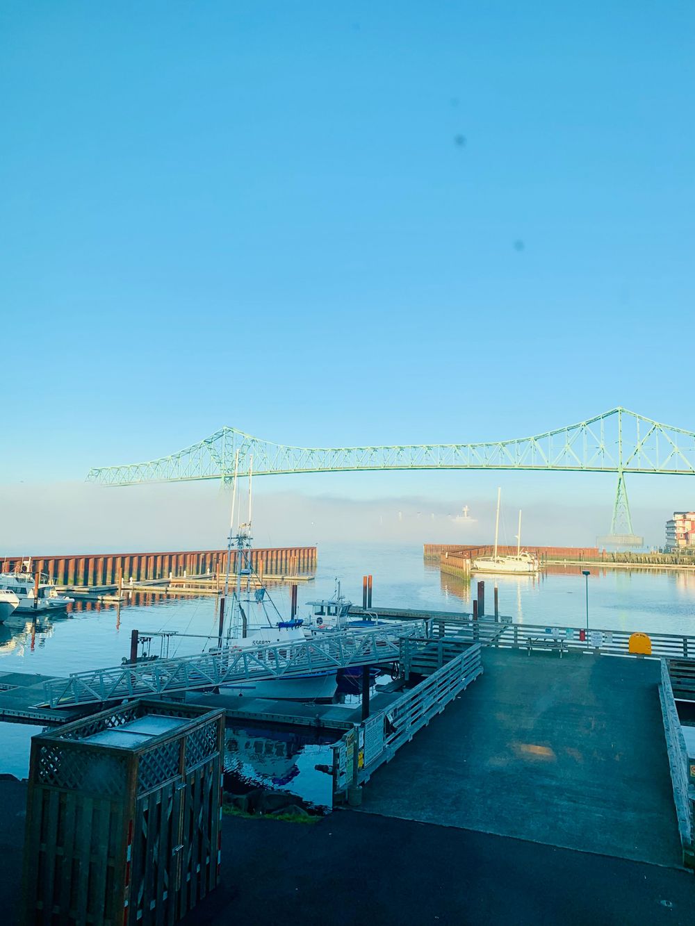 View from the office at Pier 1.