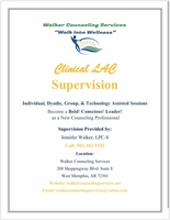Gallery Photo of CLINICAL SUPERVISION SERVICES OFFERED!!!