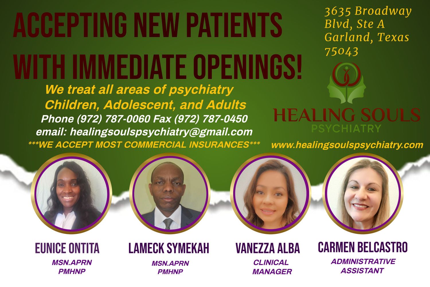Gallery Photo of Healing Souls Psychiatry Staff