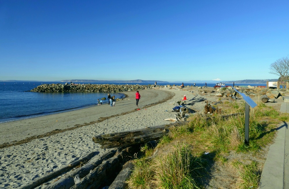 The Edmonds waterfront is a short walk from the 406 Main St Beeson Bldg