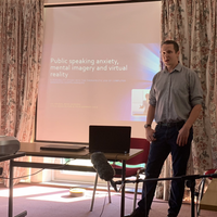 Gallery Photo of Conference talk on anxiety management