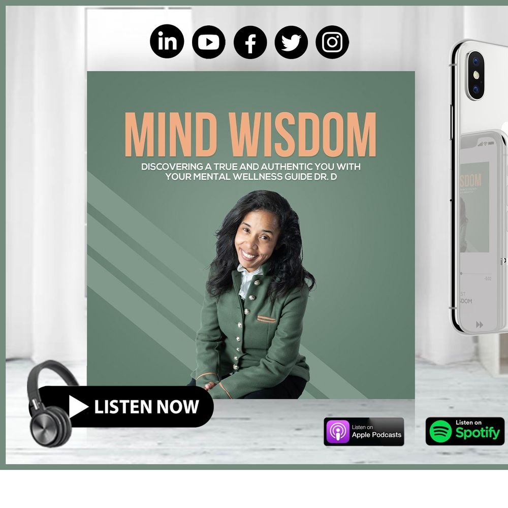 Mind Wisdom Podcast available on iHeart and Amazon Music