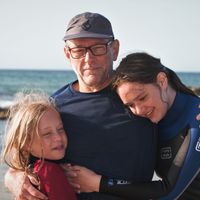 Gallery Photo of On holiday with daughters