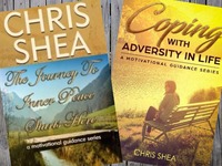 Gallery Photo of two of Chris' published books