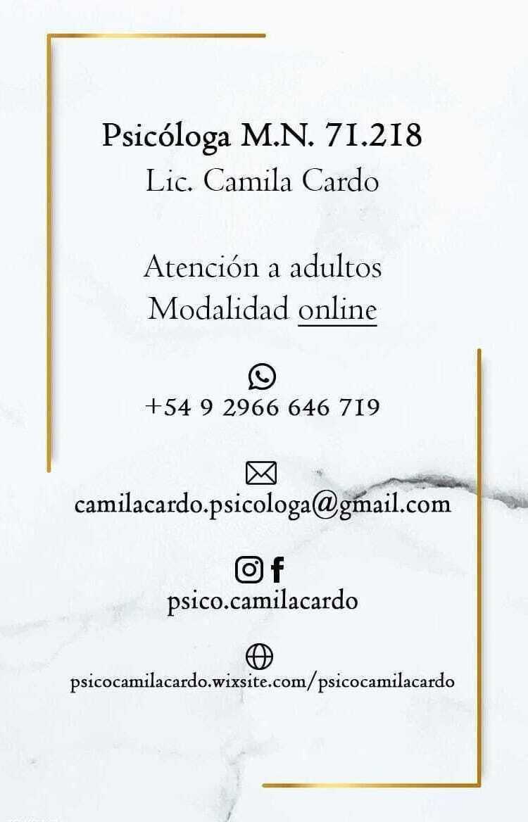 Galería Foto de https://www.instagram.com/psico.camilacardo/
