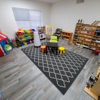Gallery Photo of Dedicated playroom to help create safety and consistency for child and teenage clients. (HEPA filter in room to increase air quality and safety.)