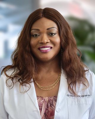 Photo of Oji Gibson, Psychiatric Nurse Practitioner, DNP, PMHNP, MSN