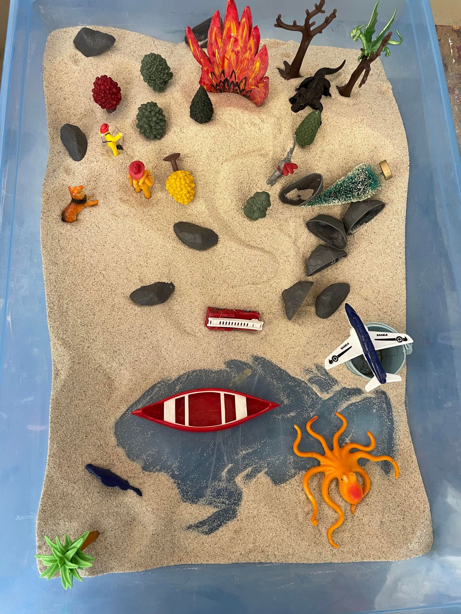 Gallery Photo of Sand tray is a nonverbal way of self-expression for all ages. Surprise yourself with what you discover. 