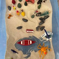 Gallery Photo of Sand tray is a nonverbal way of self-expression for all ages. Surprise yourself with what you discover. 