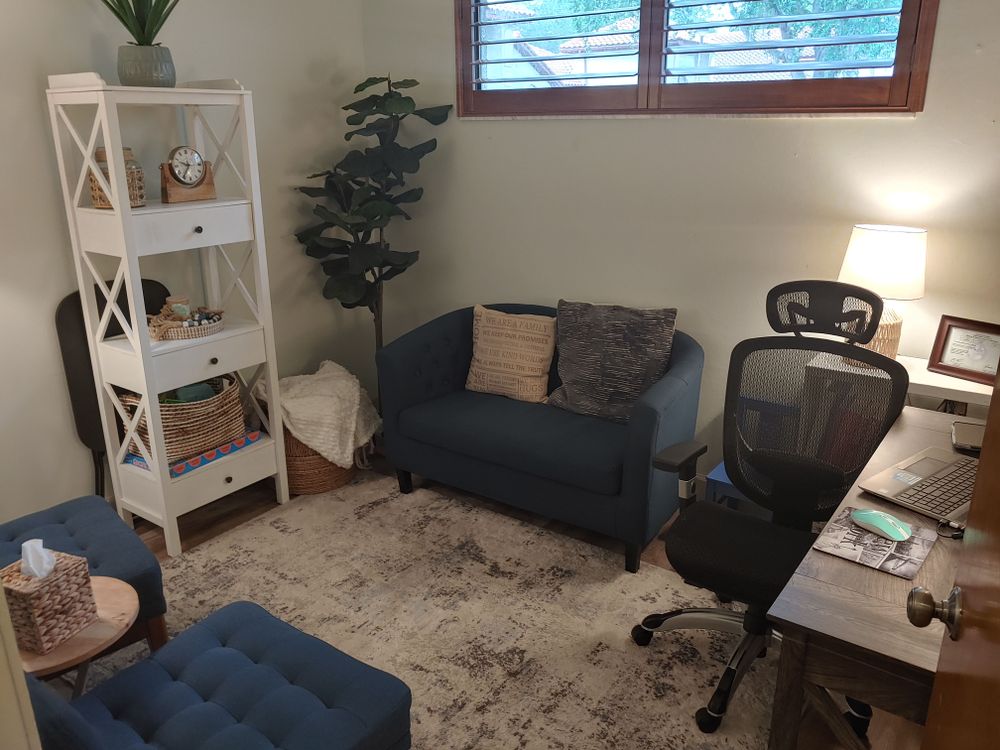 My office space at The Life Source Group in St. Augustine