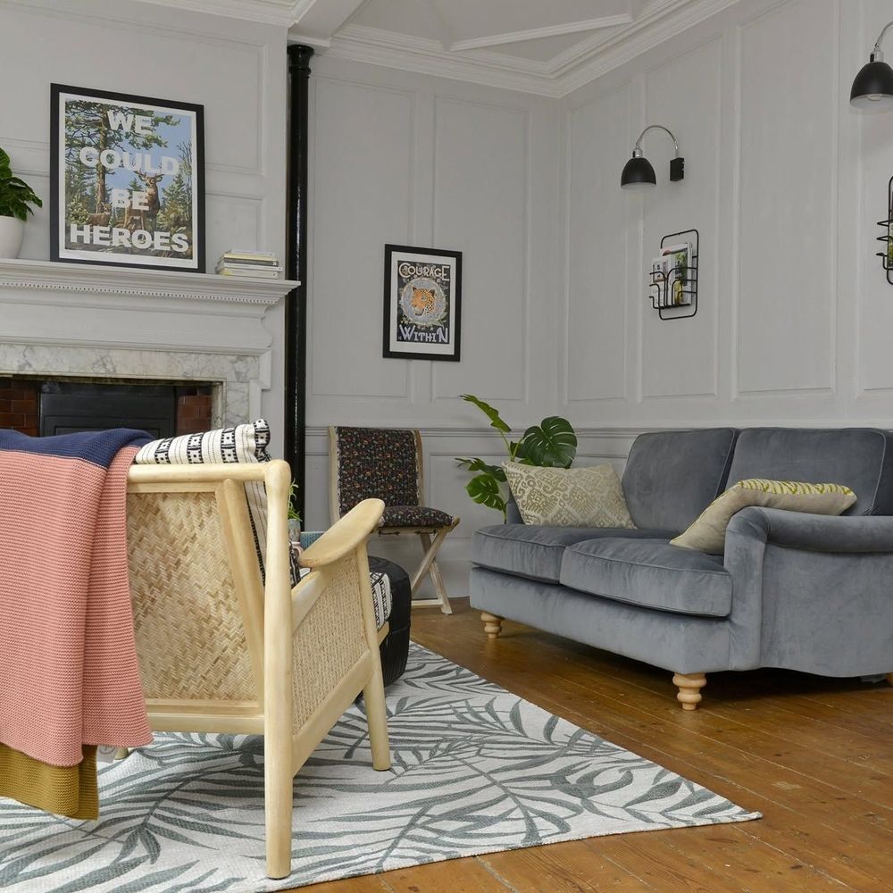 A spacious and comfortable 18th century building with lots of light and room to stretch out or walk around if you prefer not to sit!