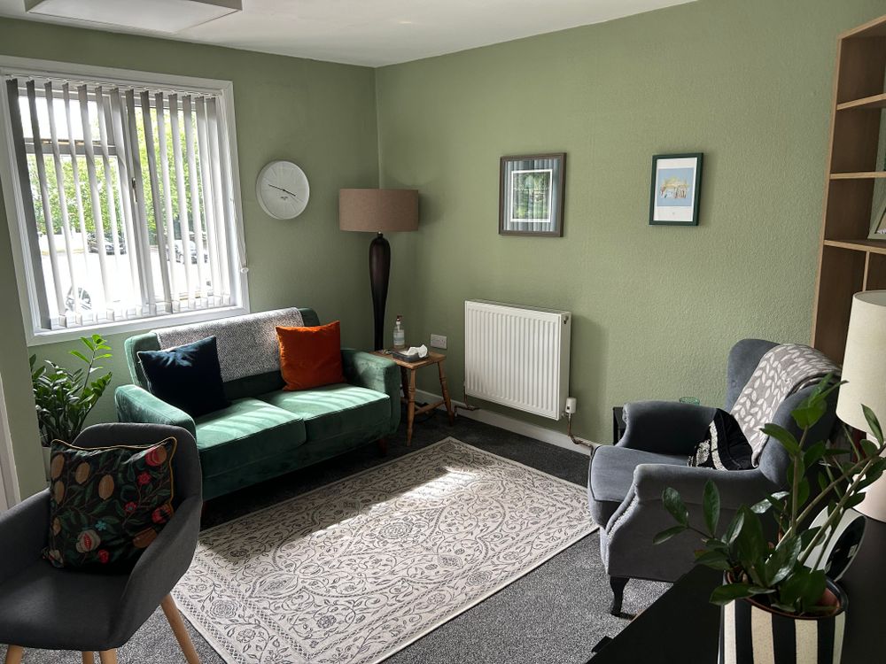 My therapy room in Bedford town centre.