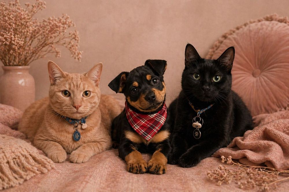 My associates (who like to make an appearance during sessions)