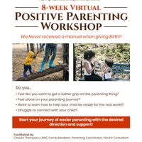 Gallery Photo of Positive Parenting Workshop...We never received the manual when giving birth! This workshop provides you with tools to support you and your children! 