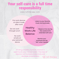 Gallery Photo of Self-care is a full time responsibility that requires a full time approach. Let's discuss ways that we can improve your self-care plan.