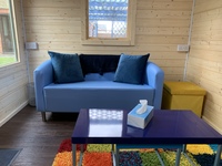 Gallery Photo of A colourful, warm and friendly atmosphere to discuss your thoughts and worries.