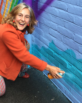 Photo of Berrin Bates, Psychotherapist, MA, HCPC-Art Therap.