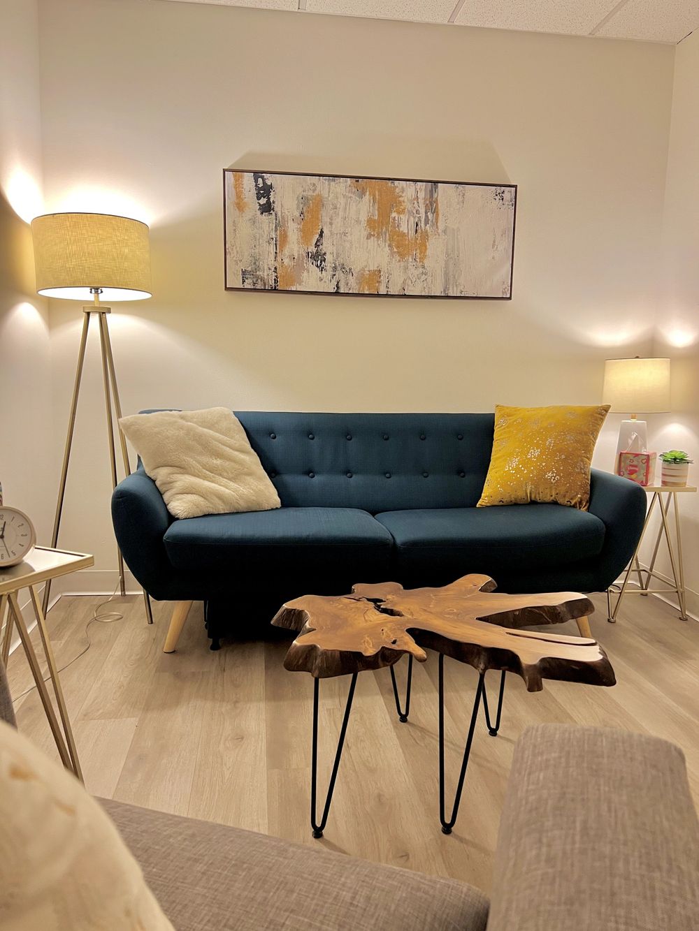I value providing a warm and secure space to engage with my clients. Our office spaces are the perfect blend of style and comfort. 