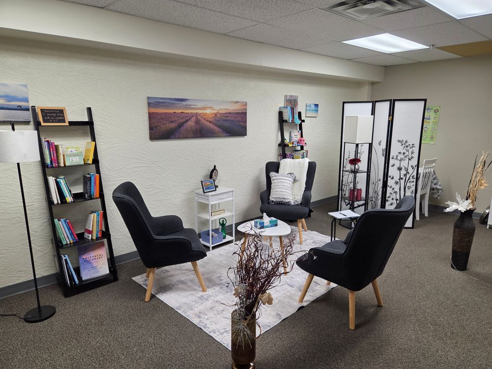 This is what you can expect the counselling space to look like.