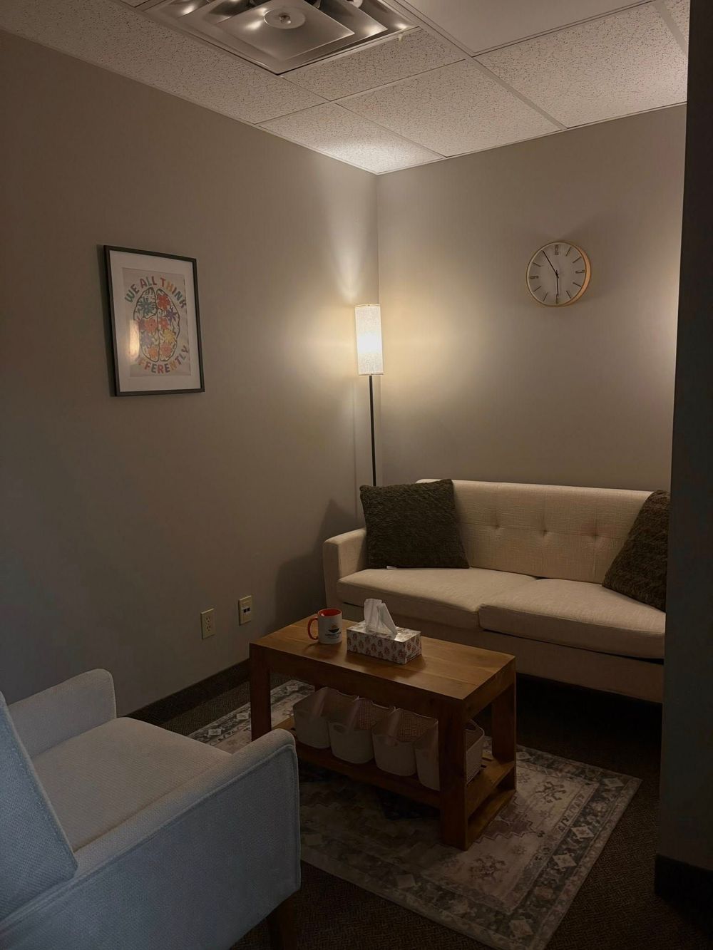 A calm,welcoming space where you can slow down, feel heard, and show up as yourself without judgment, pressure, or the need to have it all figured out