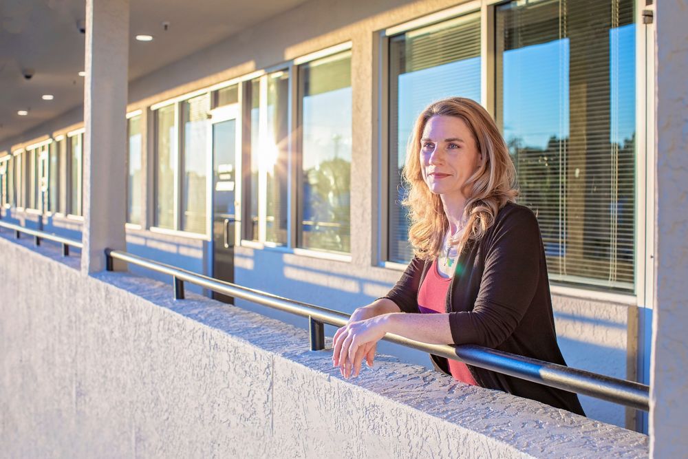 Often you will find me on the balcony enjoying fresh air between sessions.