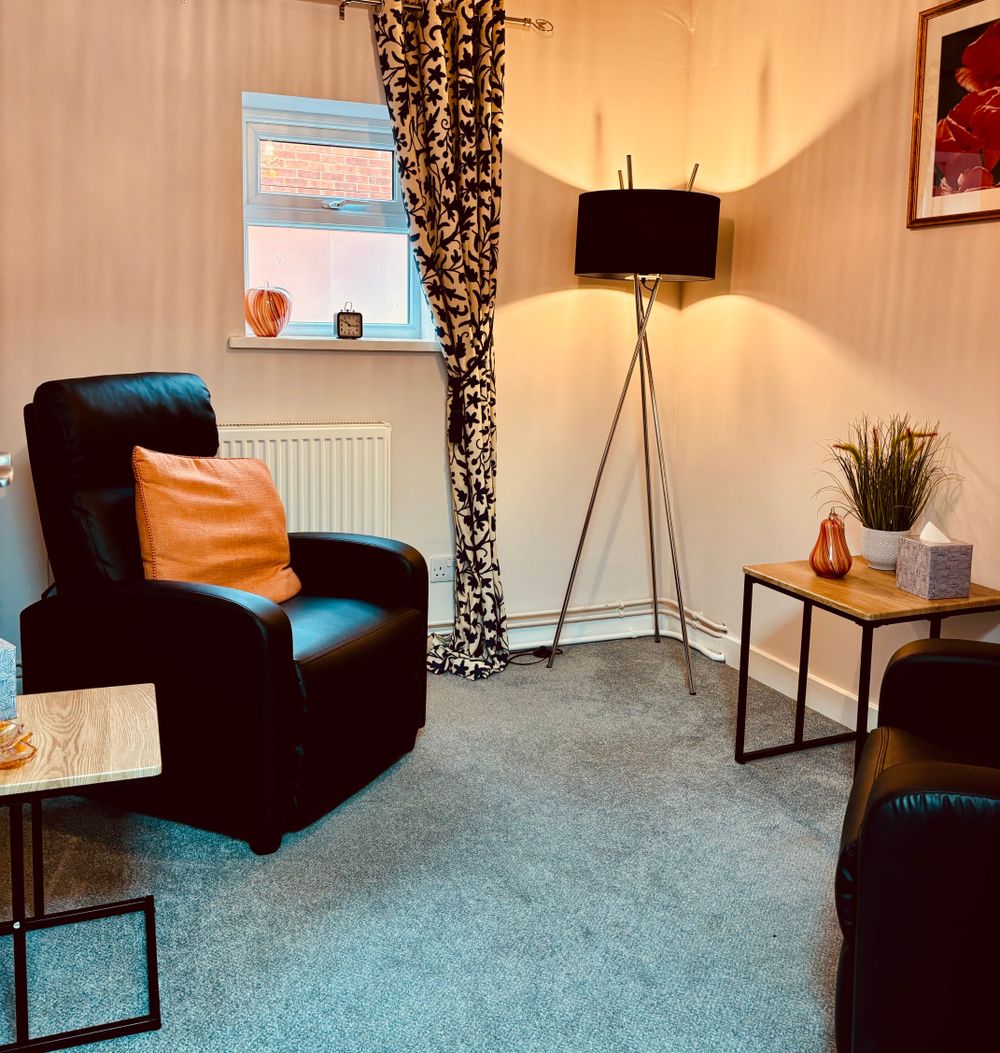 Our space for in-person therapy in Banbury, Oxfordshire