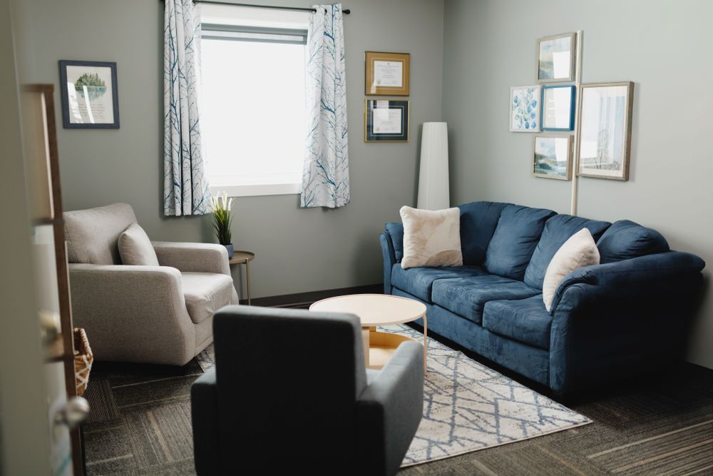 A calm, quiet space where you can feel safe and supported. 