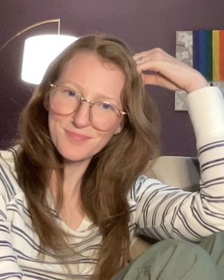 Photo of Erin Mancini Geer - Through the Woods Counseling RI Erin Mancini-Geer, Counselor, MA, CAGS, LMHC