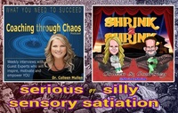 Gallery Photo of My "serious" show is The Coaching Through Chaos Podcast. My "silly" show is Shrink2Shrink on film, where we teach about life & love through the movies