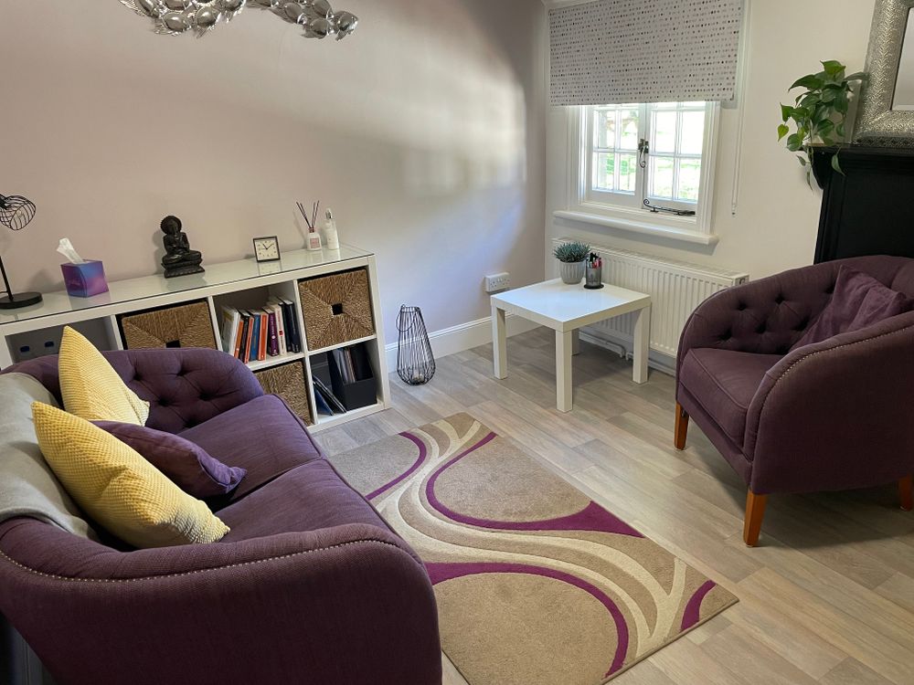 My therapy practice room located just outside of Kings Langley