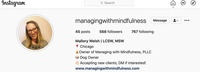 Gallery Photo of Platform where I share free mental health posts. Feel free to follow me! @Managingwithmindfulness
