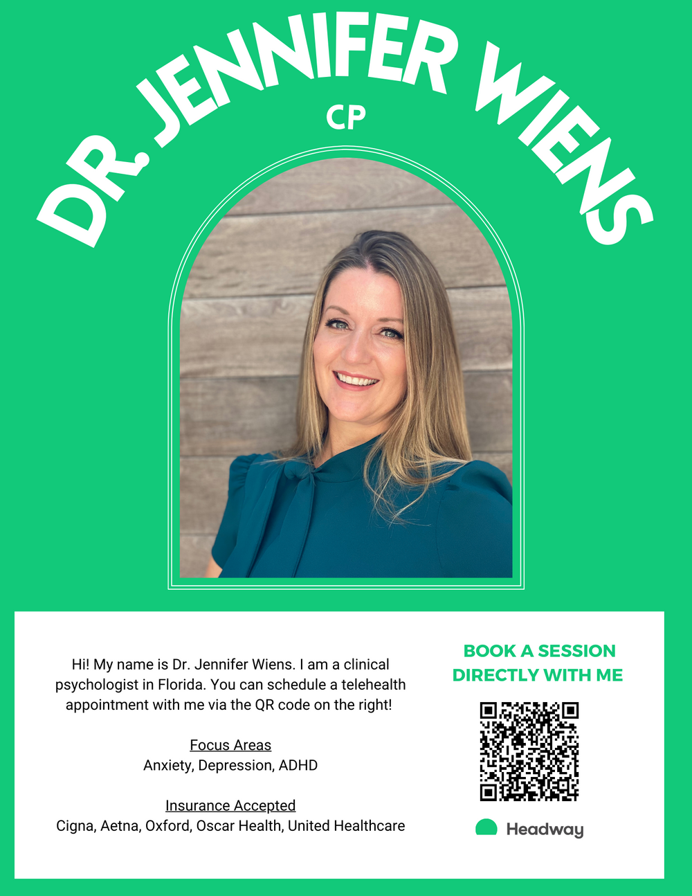 Dr. Jennifer Wiens, PsyD