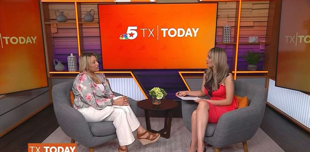 On the news speaking about mental health. 