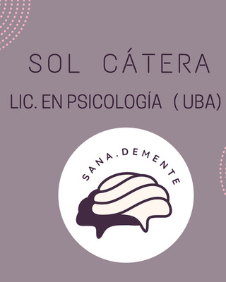 Foto de Sol Catera, Psicólogo en Buenos Aires, BA