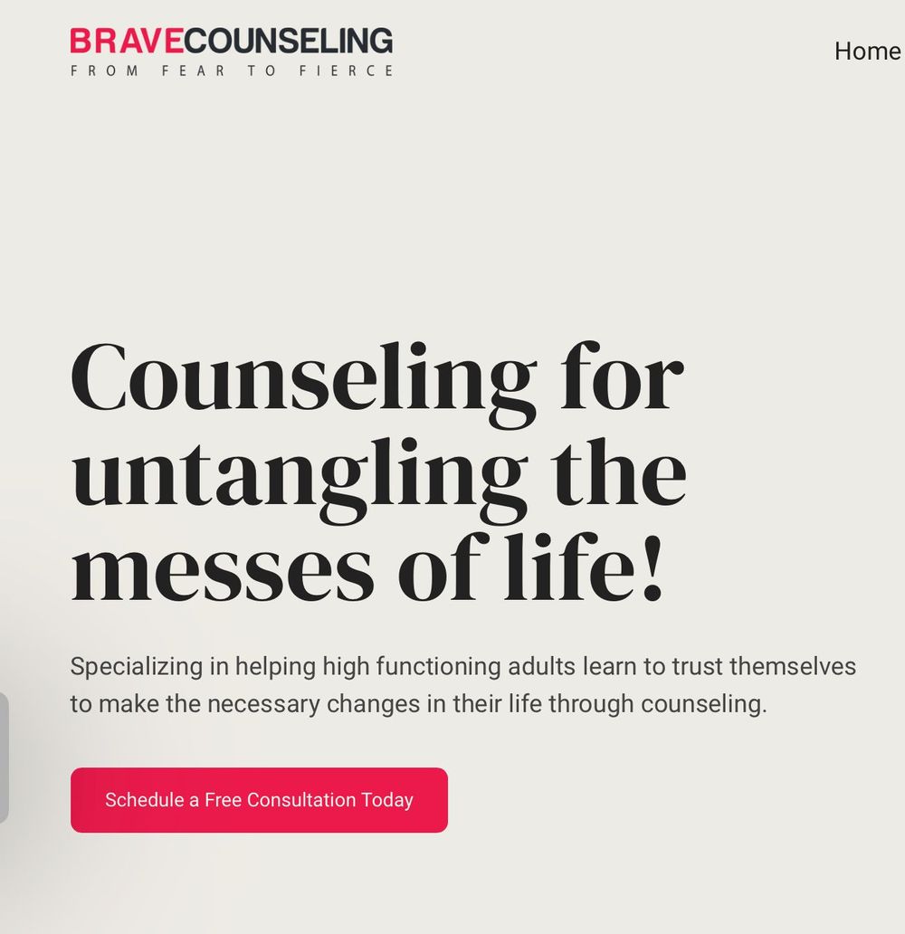 I encourage you to check out my website wwwbravecounselingfl.com where you can find more information about the services I offer.  