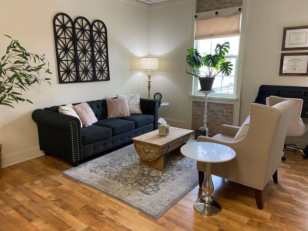 Office located in downtown Parker above Fika Coffeehouse