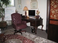 Gallery Photo of My chair and desk in my private practice office. Richardson, TX.