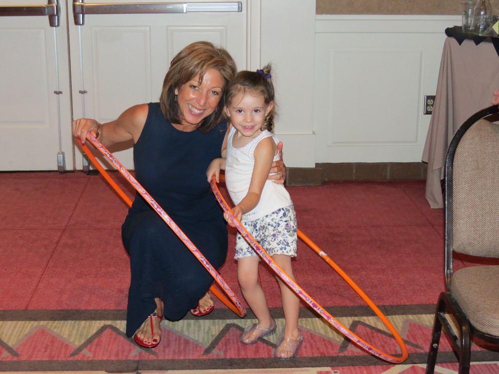 She is being raised by grandparents.  I was so lucky to meet her after the Global Summit in 2013.