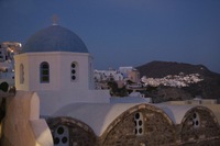 Gallery Photo of Twilight in Santorini, Greece